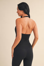 Core Align™ Plunge Halter Tank