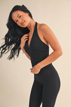 Core Align™ Plunge Halter Tank