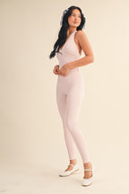 Core Align™ Plunge Halter Tank