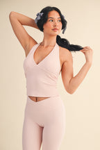 Core Align™ Plunge Halter Tank