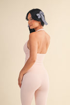 Core Align™ Plunge Halter Tank