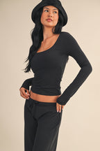 SEEN OFF-DUTY™ Square Neck Long Sleeve