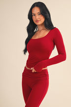 SEEN OFF-DUTY™ Square Neck Long Sleeve