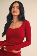 SEEN OFF-DUTY™ Square Neck Long Sleeve