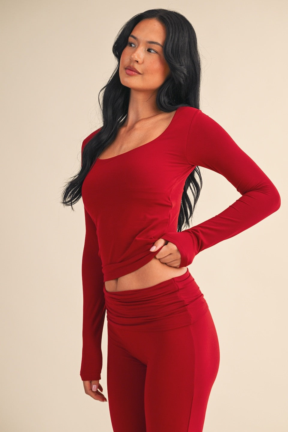 SEEN OFF-DUTY™ Square Neck Long Sleeve